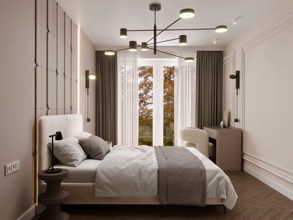 Modernes Gästezimmer, Interieur eines Hauses, Bratislava, Slowakei