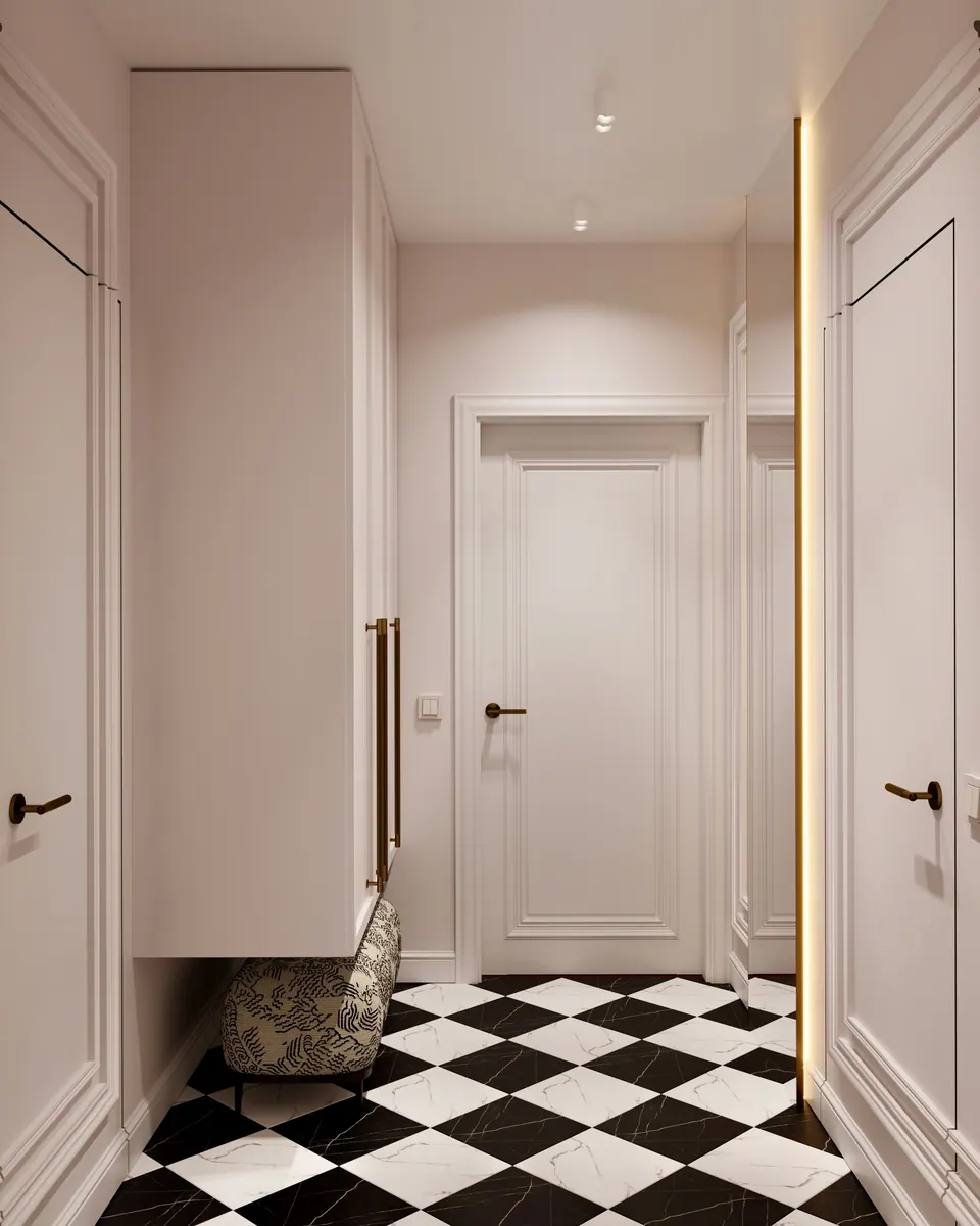 Vorraum, Interieur eines Einfamilienhauses, Bratislava, Slowakei