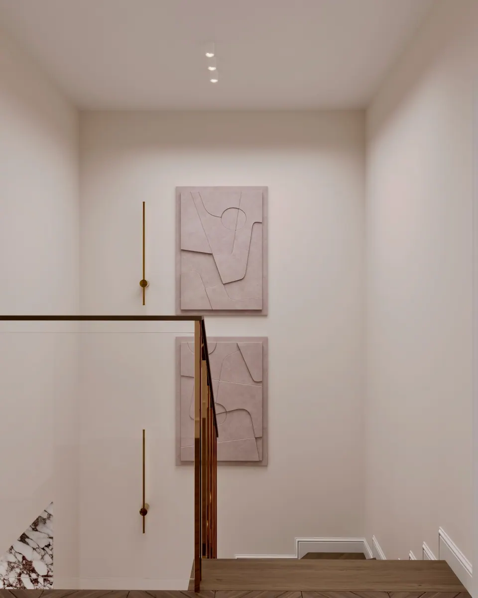 Moderner Gang, Interieur eines Hauses, Bratislava, Slowakei