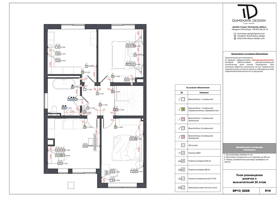 Schema der Möbelanordnung, Haus, Bratislava, Slowakei