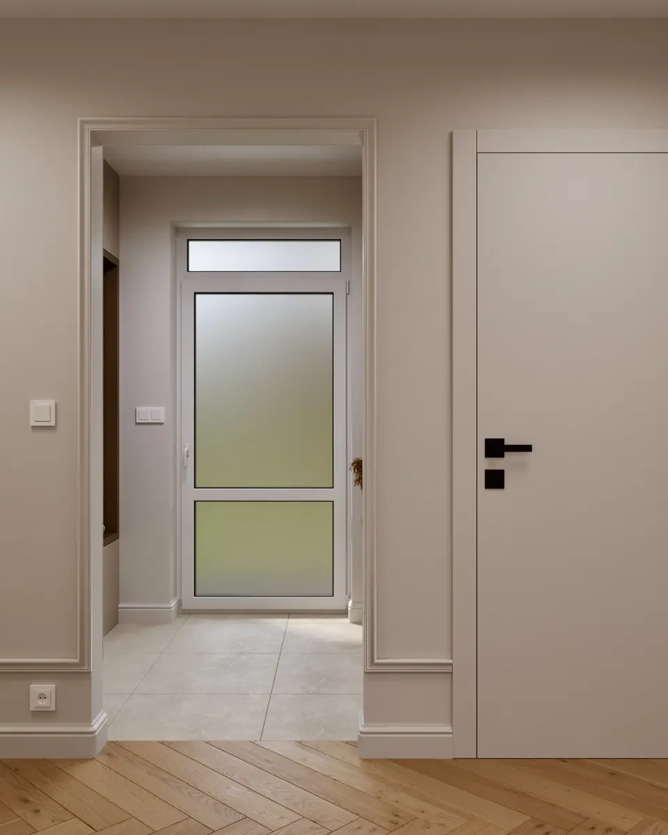 Minimalistická predsieň v modernom štýle