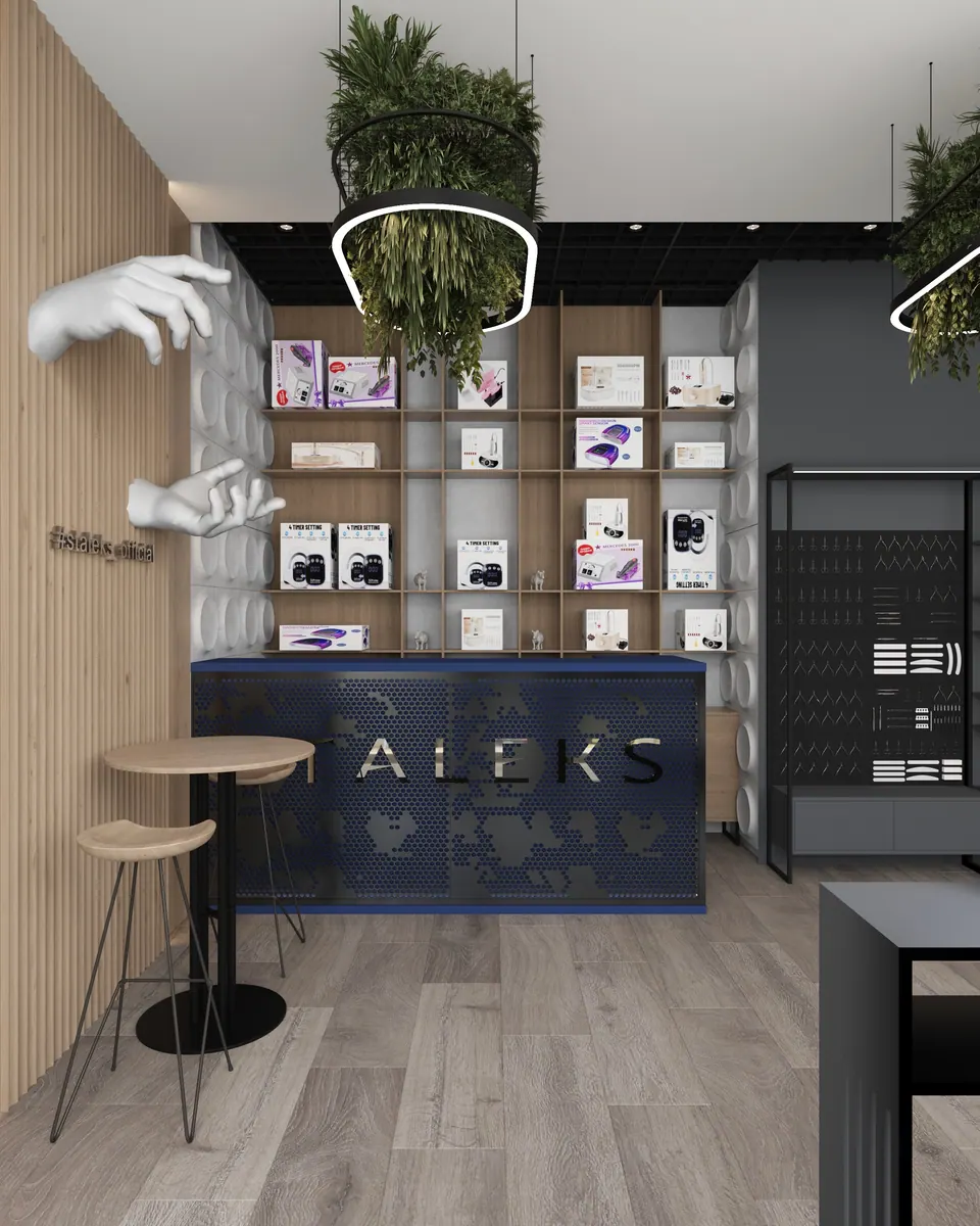functional and stylish reception area fit-out