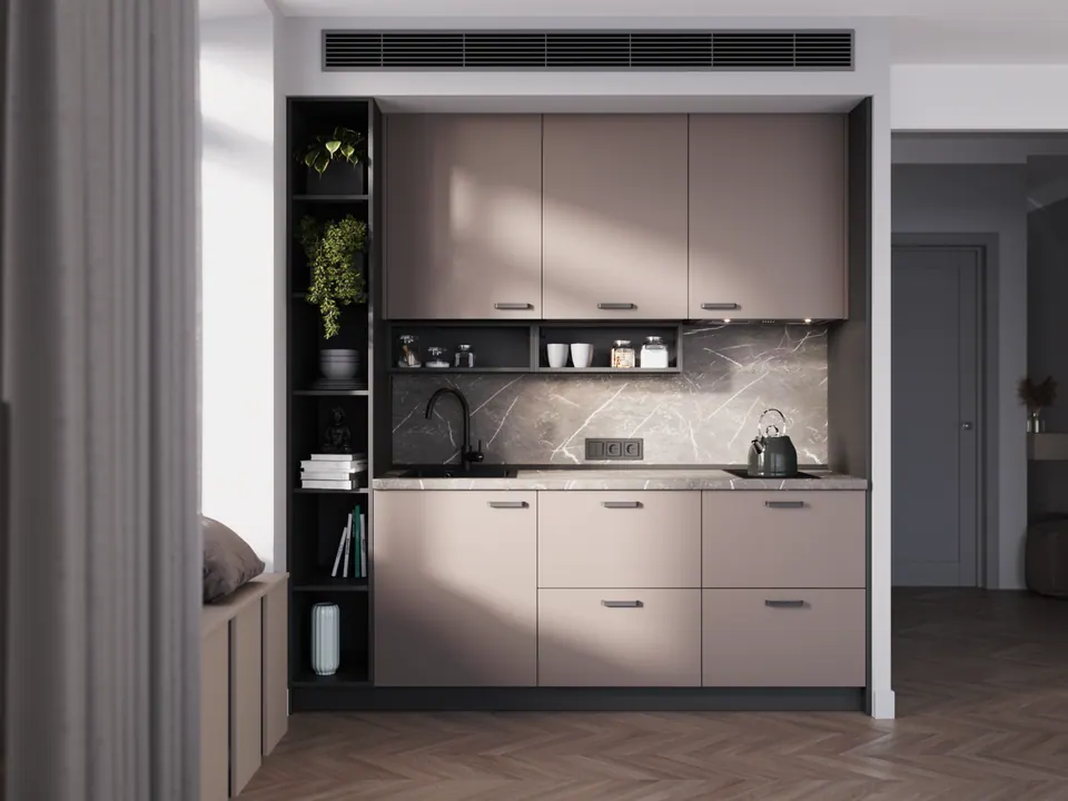 bespoke breakroom kitchen for corporate interiors