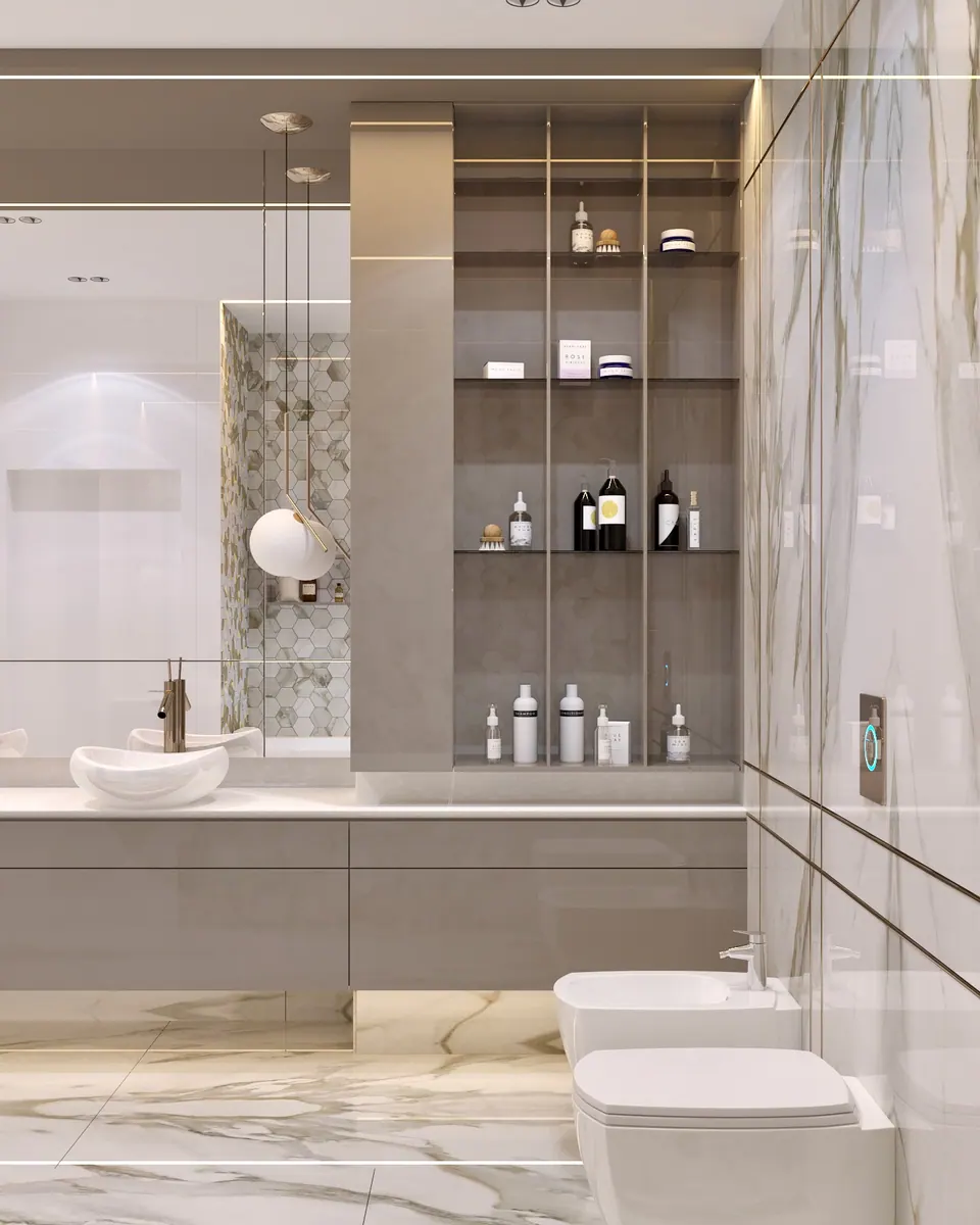 Arbeitszimmer mit Möbeln nach Maß, Barcelona, Spanien
