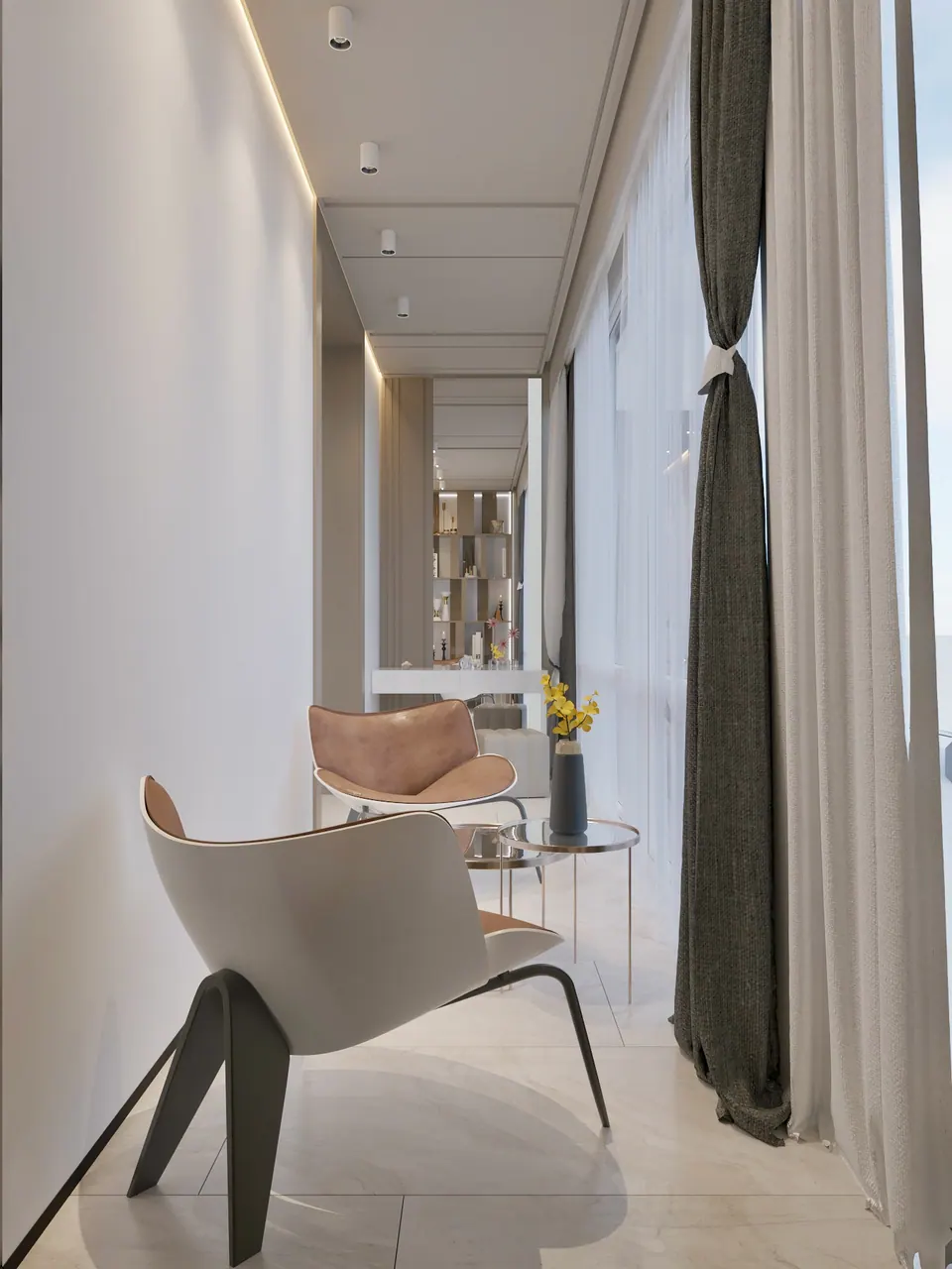 Innenarchitektur eines Privathauses, Barcelona, Spanien