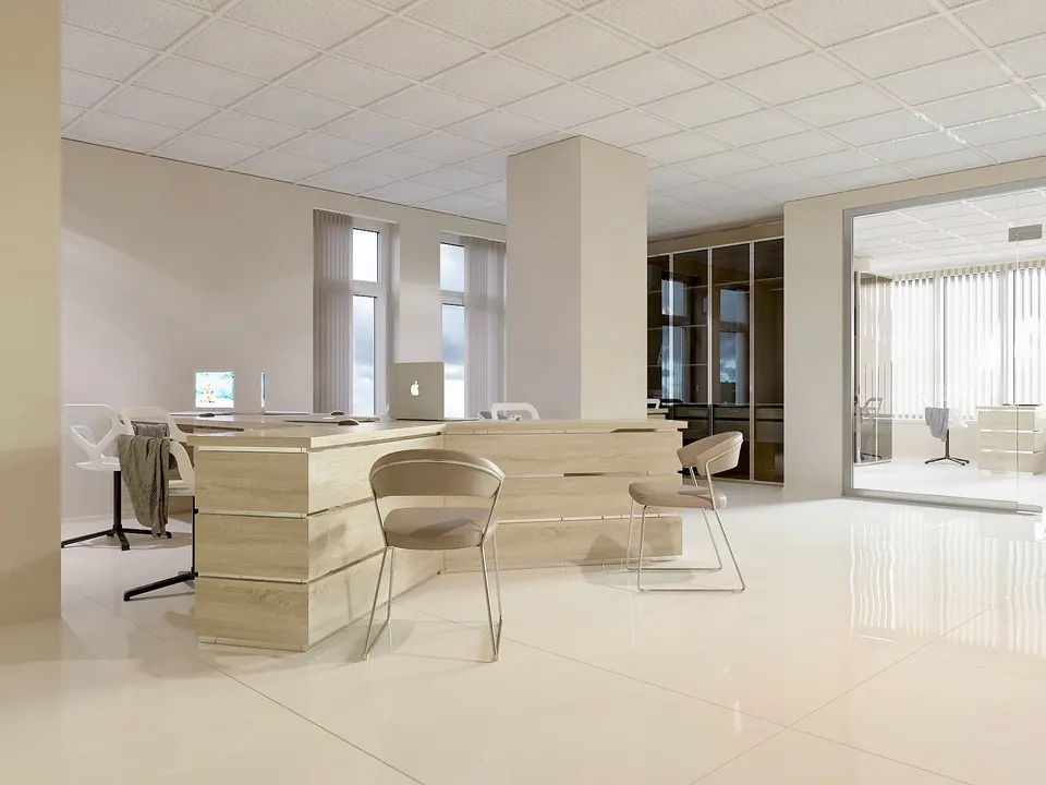 ergonomic office desks with built-in cable management